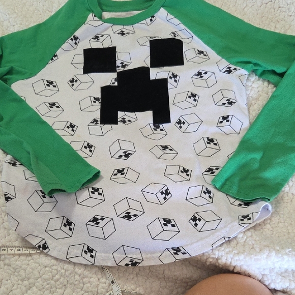 MINECRAFT LONG SLEEVED SHIRT - Picture 1 of 3